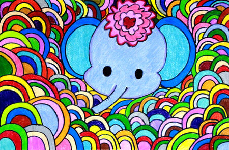 Line pencils colouredの写真素材