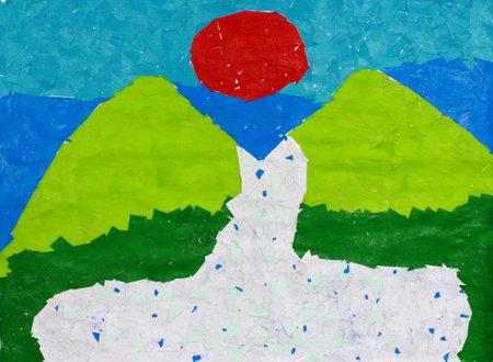 Sticking and Gluingの写真素材