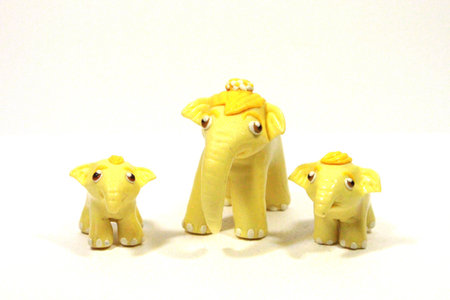 elephant clay Thaiの写真素材