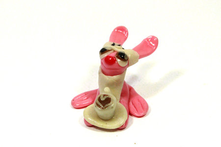 rabbit clay Thaiの写真素材