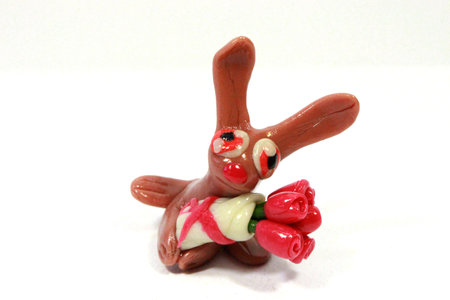 rabbit clay Thaiの写真素材