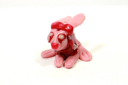 rabbit clay Thaiの写真素材