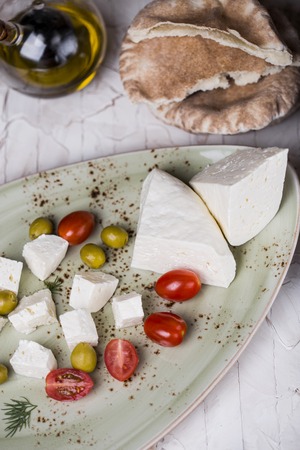 homemade organic cheeseの写真素材