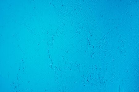 A beautiful Turquoise paint texture on wall, background - Image. Color paint strokes.の写真素材