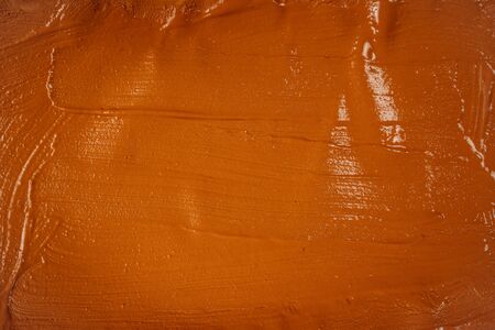 A beautiful Brown paint texture on wall, backgroundの写真素材