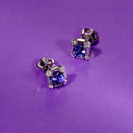 Elegant jewelry set. Jewelery set with gemstones. jewelry accessories collage. product still life concept. Ring, necklace and earrings.の写真素材