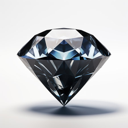 A stunning diamond with a brilliant cut and exquisite clarity, ideal for luxury themes and memorable eventsの写真素材