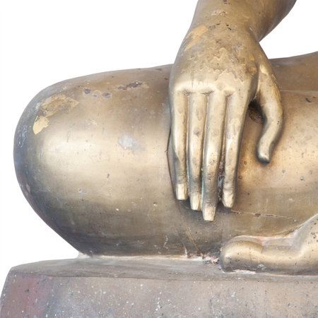 Bronze Buddha.の写真素材