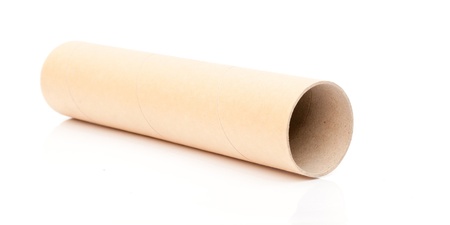 Paper tube on a white background.
の写真素材