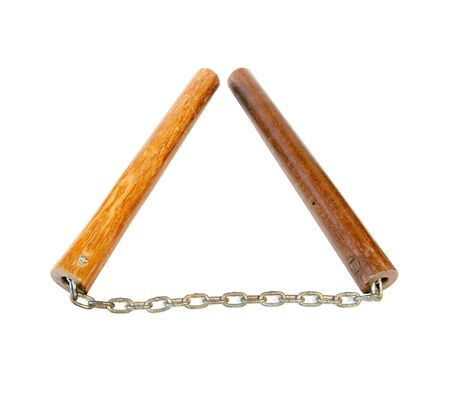 Wooden batons の写真素材