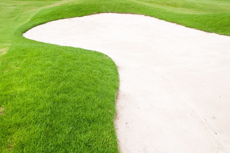 golf place with nice greenの写真素材