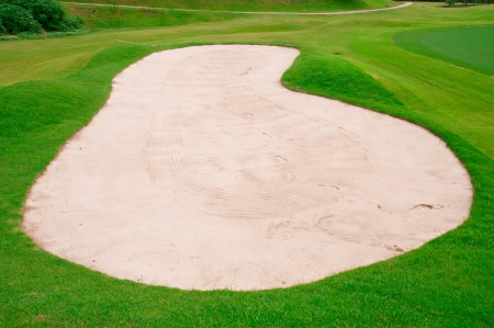golf place with nice greenの写真素材