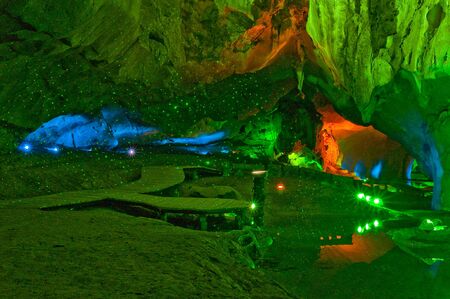 Light in the cave.のeditorial素材