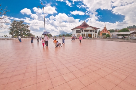 Myanmar November 4  Choi Da Royal sights pagoda models  Tachilek province 2012 on November 4, 2012 in Myanmar のeditorial素材