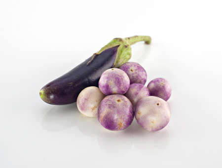 Eggplant color isolated on white.の写真素材