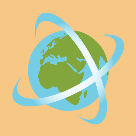 World with the van  Symbolic communication eps10のイラスト素材