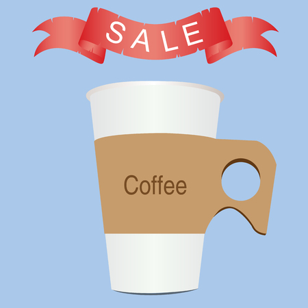 White paper cup eps10のイラスト素材