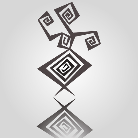 Abstract doodle patternのイラスト素材