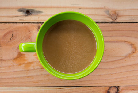 A cup of coffee in isolatedの写真素材