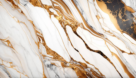 Abstract pattern luxury gold tan marble texture AI Generated Imageの素材