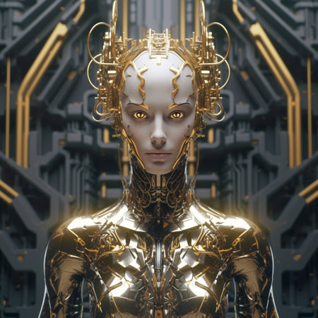 Experience the harmony of art and technology with our digital AI images. Each piece is carefully crafted with innovative algorithms and human creativity, resulting in a truly unique and visually stunning creation. Whether you're looking to enhance your digital art collection or add a touch of modern sophistication to your space, our digital AI art is the perfect choice.の素材