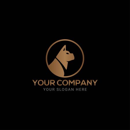 colorful pet, pet care, dog, cat and colorful pet care logo designのイラスト素材