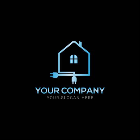 Plug House Design vectorのイラスト素材