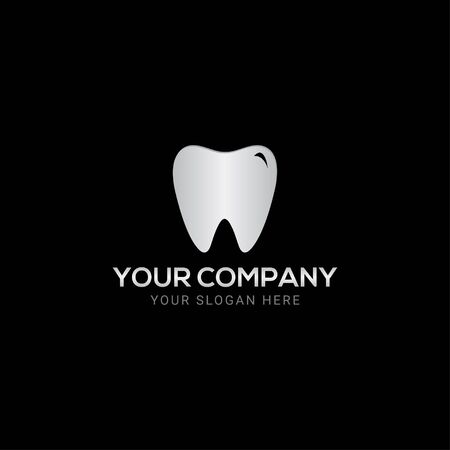 Creative abstract dental tooth check logo design vector imageのイラスト素材