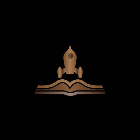 pilot learning, plane training logo designのイラスト素材