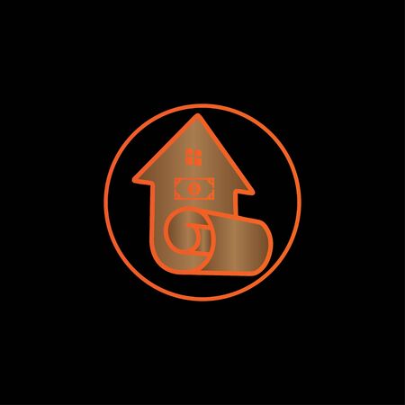 Home catalog colorful logo vector designのイラスト素材
