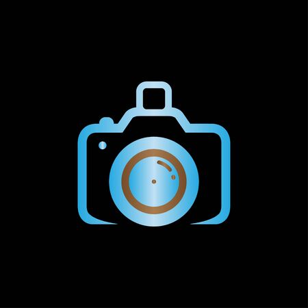 Creative colorful camera logo design symbol vectorのイラスト素材