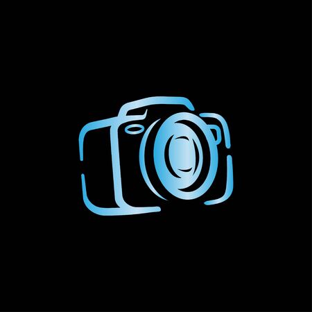 Creative colorful camera logo design symbol vectorのイラスト素材
