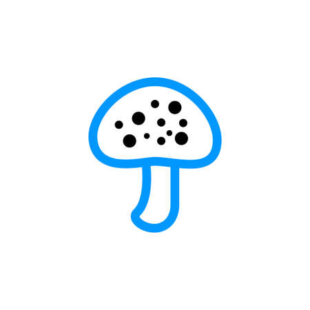 Creative Mushroom icon vectorのイラスト素材