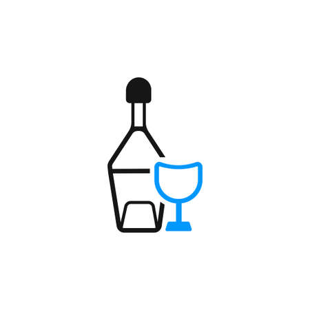Restaurant beer and cup icon vectorのイラスト素材