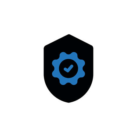 lock security settings black iconのイラスト素材