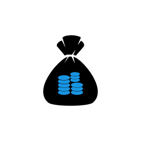 save money black icon vectorのイラスト素材