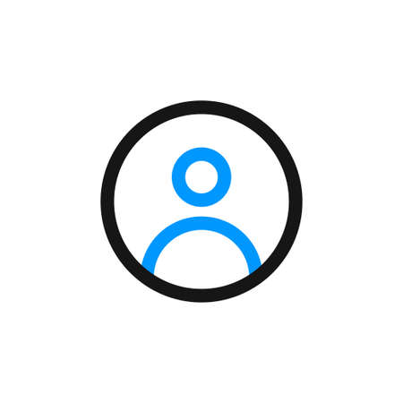 modern user people icon vectorのイラスト素材