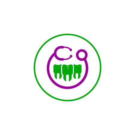 Dental care treatment icon vectorのイラスト素材