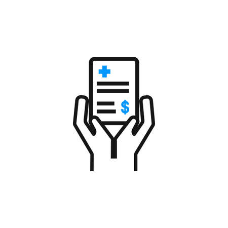 medical health insurance icon vectorのイラスト素材