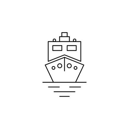 Cruise, ship, travel iconのイラスト素材