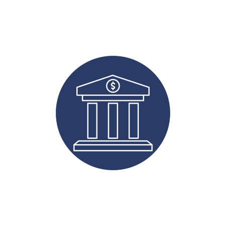 Bank, finance, money iconのイラスト素材