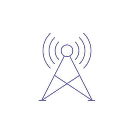 Communication network signal icon vectorのイラスト素材