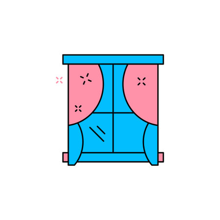 window cover cleaning icon vectorのイラスト素材
