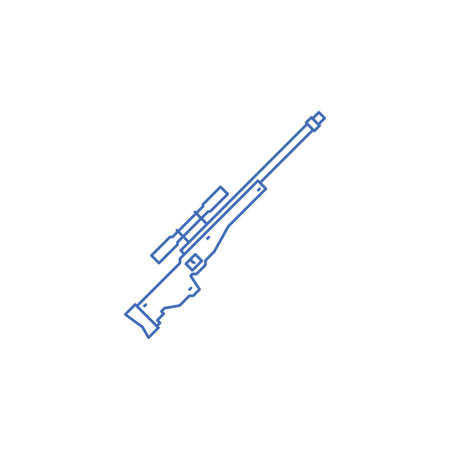 deer hunting gun iconのイラスト素材