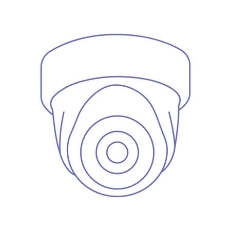 closed circuit camera or cctv camera iconのイラスト素材