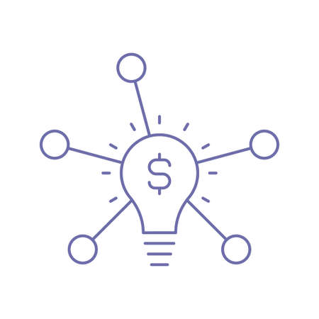 business funding idea icon vectorのイラスト素材