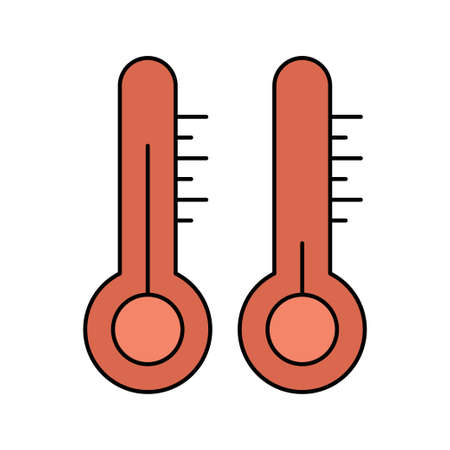 Celsius measurement scale iconのイラスト素材