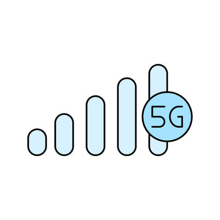 5G network technology iconのイラスト素材