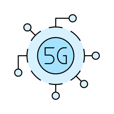 5G technology technology iconのイラスト素材