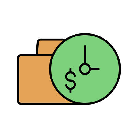 Business growth development graph iconのイラスト素材